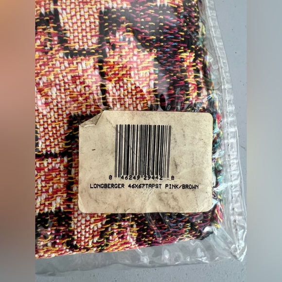 Longaberger Grandma Bonnie’s May Basket Cotton Throw - Picture 2 of 4